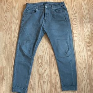 32 x 30 slim fit grey Zara jeans